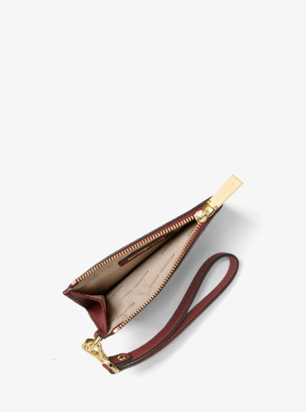 Damske Penazenky Michael Kors Leather Coin Purse Hnede - Doplnky Michael Kors Obchod | FLWRH-0587